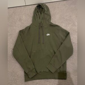 nike green hoodie - size small
